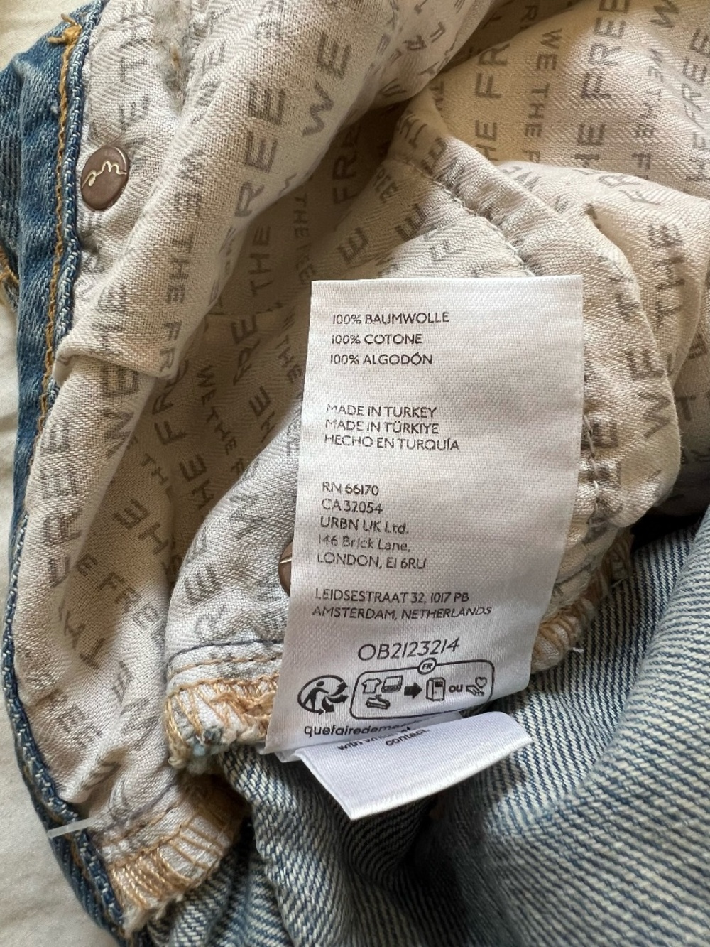 NWT Free People Montana Shorts Cowgirl Blues W 26 We The Free - Picture 13 of 14